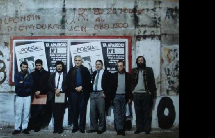 EL PRIMER STAFF DE DIARIO DE POESÍA.