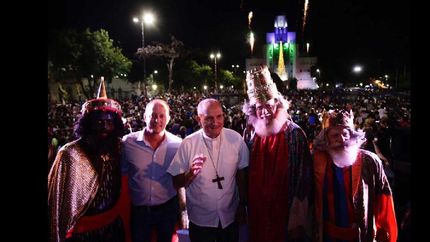 martín insaurralde participó de la emblemática celebración.