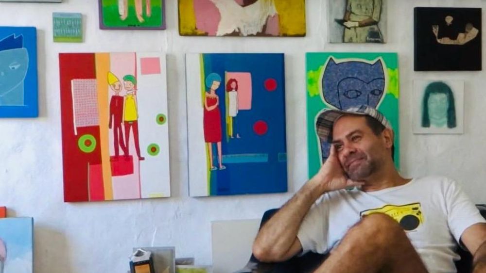 Hizo un documental sobre la obra de su amigo artista plástico