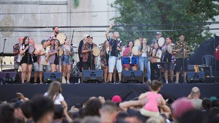 La Plena del Sur brilló en el festejo de Carnaval en la Plaza Grigera junto a la Delio Valdez. La Plena del Sur brilló en el festejo de Carnaval en la Plaza Grigera junto a la Delio Valdez.