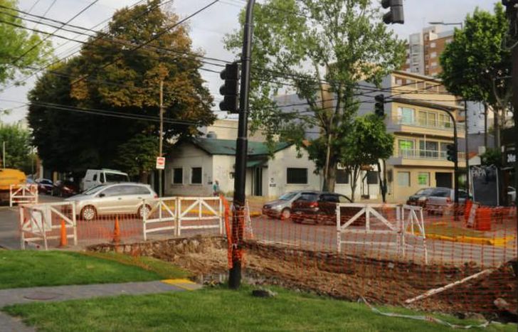 Continúan los arreglos sobre la calle Boedo.